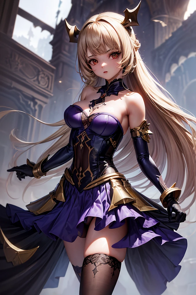 masterpiece, best quality, <lora:fischl:1>,1girl, fischl (genshin impact), solo, blonde hair, eyepatch, long hair, green eyes, thighhighs, breasts, garter straps, gloves, two side up, looking at viewer, medium breasts, open mouth, bare shoulders, dress, bow, bangs, purple bow, very long hair, single leg pantyhose, single thighhigh, black thighhighs, single glove, black gloves, hair over one eye, purple bowtie, detached sleeves, leg up, ribbon, bodystocking, black dress, electricity, bowtie, standing, armpits, fishnets, arm up, hair ribbon, black footwear, floating hair, standing on one leg, pantyhose, elbow gloves, asymmetrical legwear, black background,kbxll