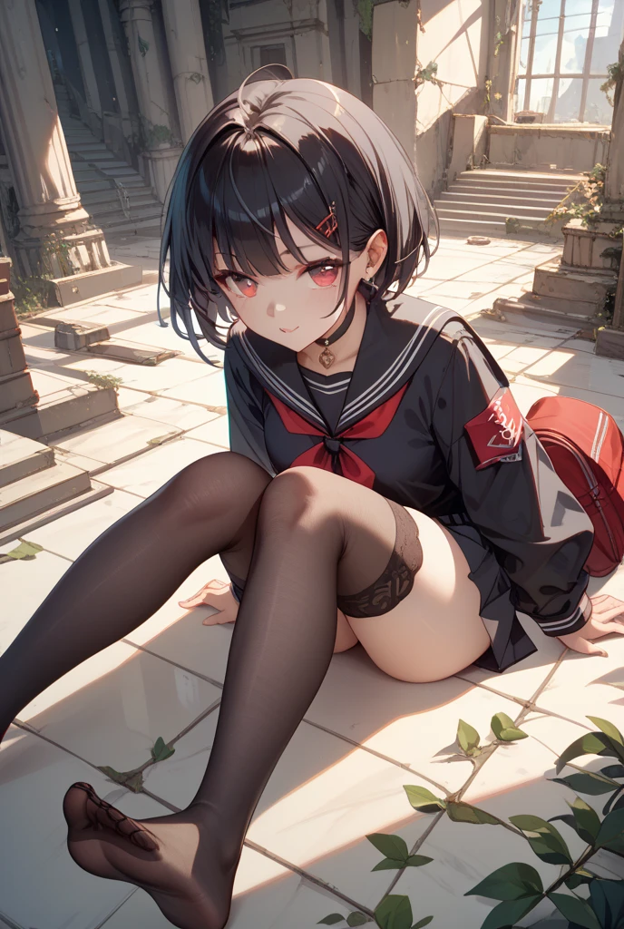 I can see her panties、、Spread your legs、、Pull down your panties、Black Hair、Spread your legs、、Blushing、Red eyes、Japanese 、Bra is visible、classroom、Pull down your panties、Leaning forward、blackboard、