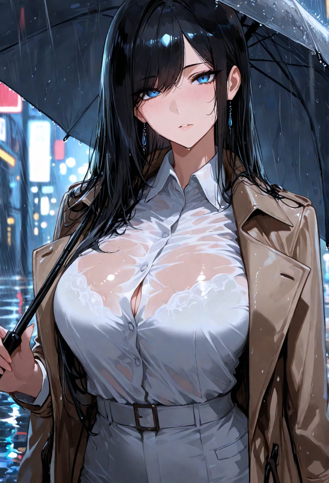 1female，25 age old，Large breasts，Pornographic exposure， 独奏，（Background with：Construction sites，coniferous forest，at winter season，Snow on the ground） with his long black hair， standing on your feet，Sweat profusely，drenched all over the body，seen from the front， curlies， mostly cloudy sky，（（（tmasterpiece），（Very detailed CG unity 8K wallpaper），best qualtiy，cinmatic lighting，detailed back ground，beatiful detailed eyes，Bright pupils，（Very fine and beautiful），（Beautiful and detailed eye description），ultra - detailed，tmasterpiece，）），facing at camera，A high resolution，ultra - detailed），Construction workers，yellow helmets，Sexy winter clothes，revealing breasts，Bare genitalia，Pussy bulge，Camel toes，Raised sexy，Flushed complexion，Open-mouthed，Smile，frontage