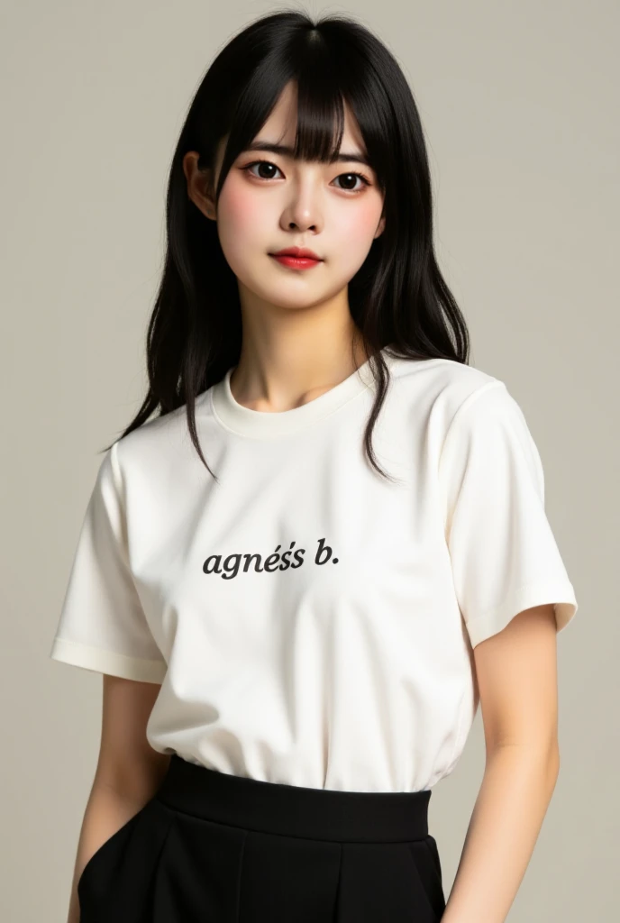Slender Asian girl, kpop idol, ((gym uniform with t-shirt and tight pant)), ((top quality, 8k, masterpiece: 1.3)), crisp focus: 1.2, beautiful woman with perfect figure: 1.4, highly detailed face and skin texture, detailed eyes, ((skinny)), beautiful face, symmetrical face, full-length, in the gym
