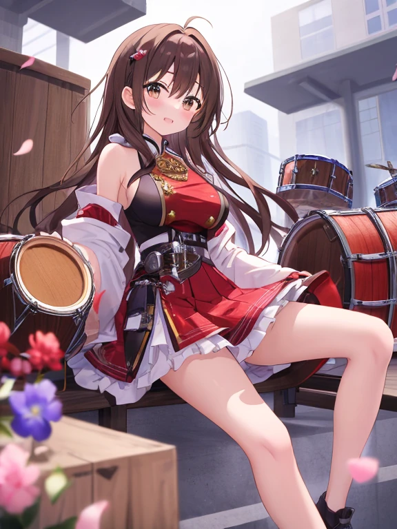 (((nsfw))),(((white sheer fabric fundoshi))),(((white sheer fabric pelvic curtain lifted by self ))),(((wears tabi on feet))),(((white short sleeve kimono tops))),(((Show cleavage))),(double-breasted,underbust:1.2),(((Japanese festival twisted headband)))