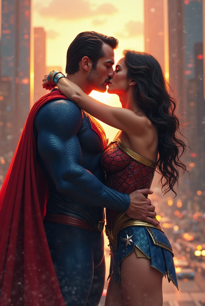 All Avenger kiss wonder woman