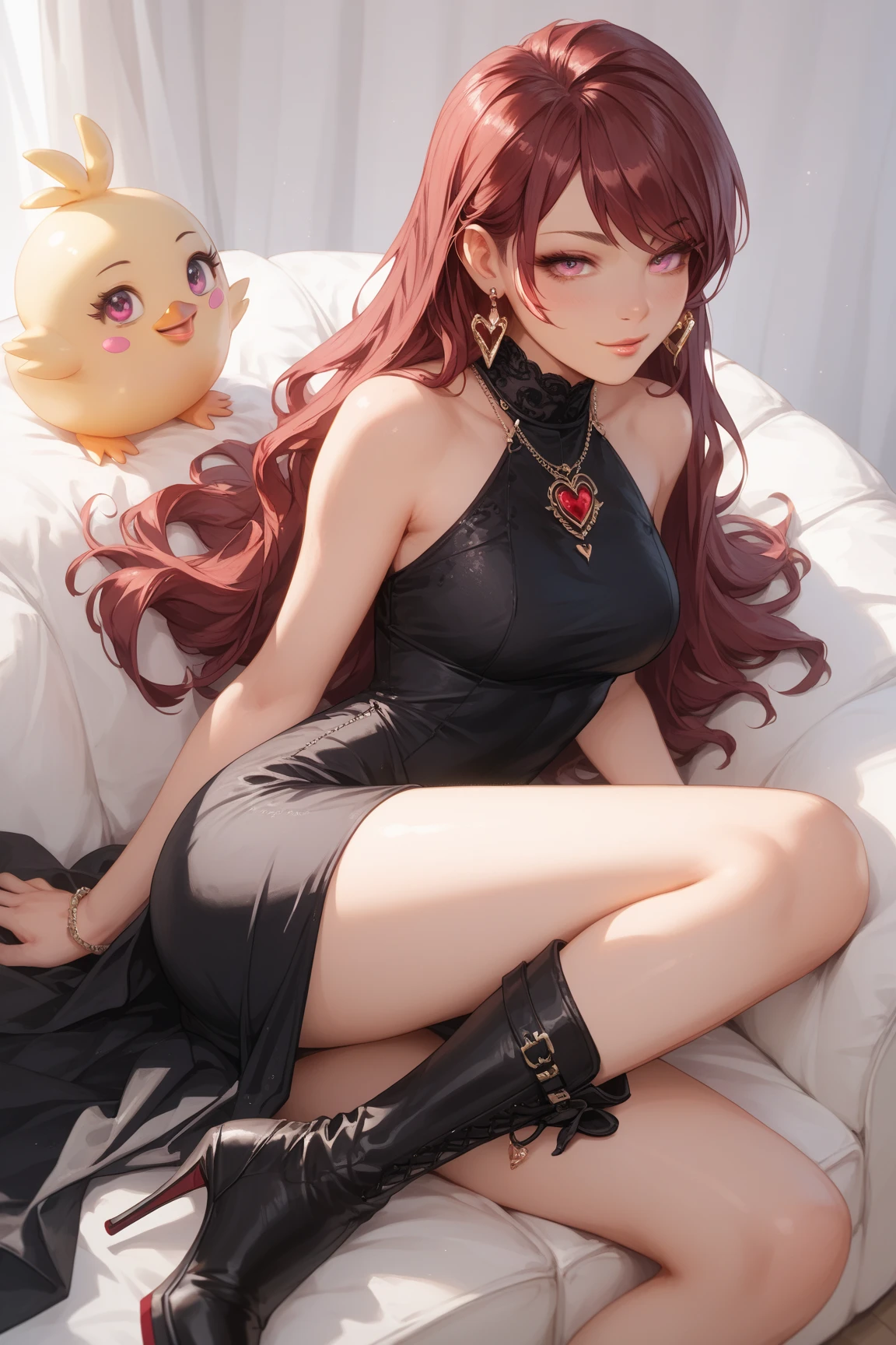 Highest resolution、Masterpiece、8k、Japanese women、30th Generation、sexy、naked、pubic hair、Red hair