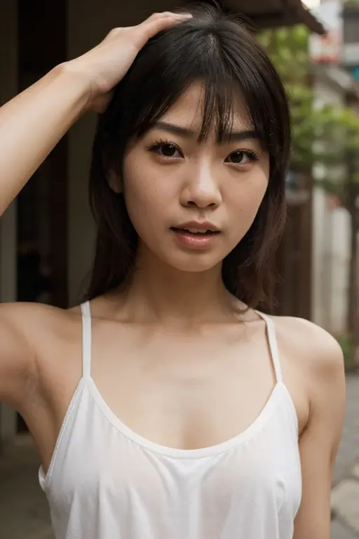 una chica linda de corea del sur