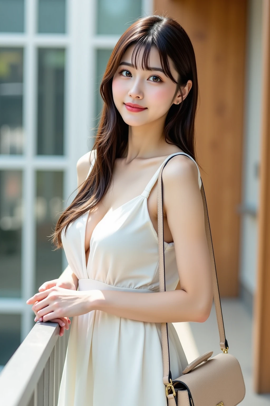 ((Best Quality, 8K, Masterpiece:1.3)), Focus: 1.2, Perfect Body Beauty: 1.4, Buttocks: 1.2, ((Hairstyle Random, Collarbone: 1.2)), (Short Skirt: 1.1) , (Rain, Street:1.3), Highly detailed face and skin texture, Fine eyes, Double eyelids, Whitened skin, Long hair, smile, Long legs: 1.5, Full body: 1.5, Best proportions of four fingers and one thumb, Smiley face, Face texture: 1.3, Sunshine, Summer, collarbone, beautiful eyes, real face, real skin, realistic face, realistic skin, detailed eyes, detailed facial features, detailed clothing features, detailed face, tight fit, tight fit, girl dress random, background office: 1.5, upper body shirt