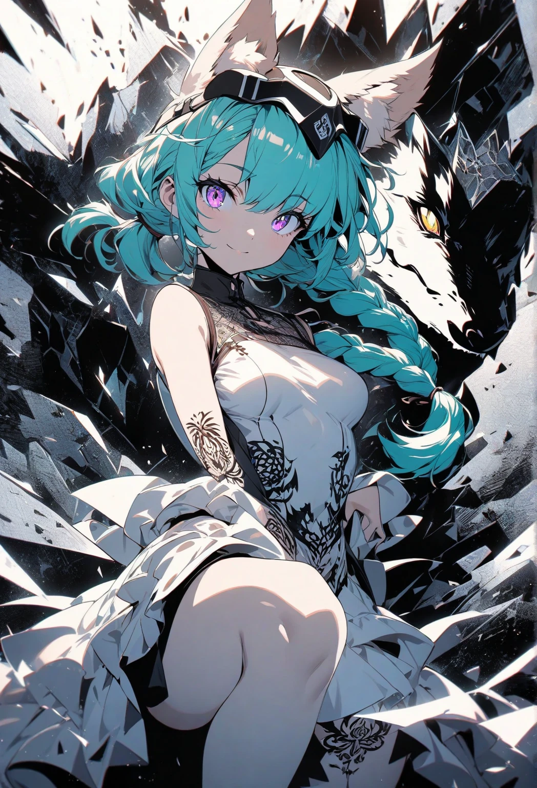 anime girl, black hair , horny , super horny , wet , bikini , big ass , big boobs