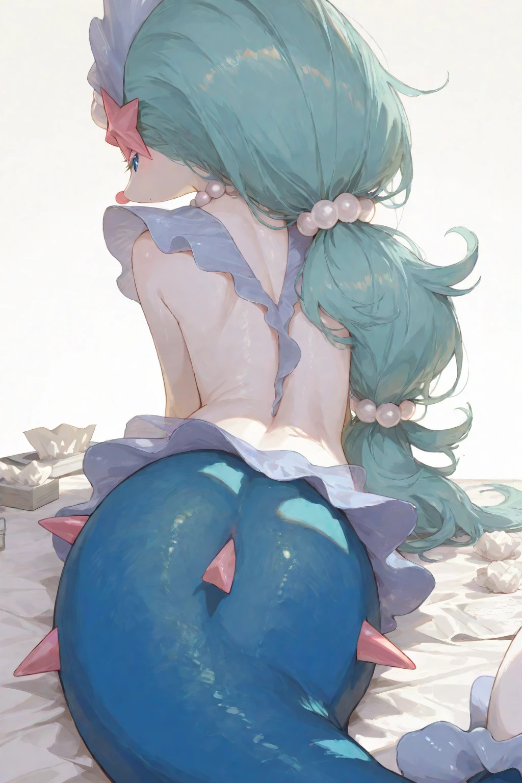 One girl, city, public, Ahegao, Drooling, defeat, Grabbed by the head, Cure Sky,(Huge breasts、On all fours、Peeing、Breast milk:1.6),(Outdoor:1.3),