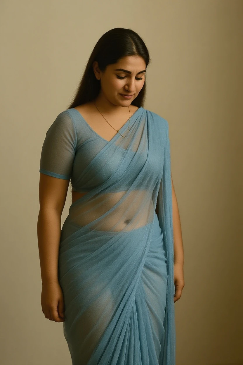 wide angle, Stunning masterpiece, beautiful pakistan muslim Chubby figure women , 20 years old, weared blue pastel hejab, on market traditional, lamps , a cinematic grading, realistic, detiled, night, depth blur, bright light, topless, transparent outfit, show , show , show breasts, show full image