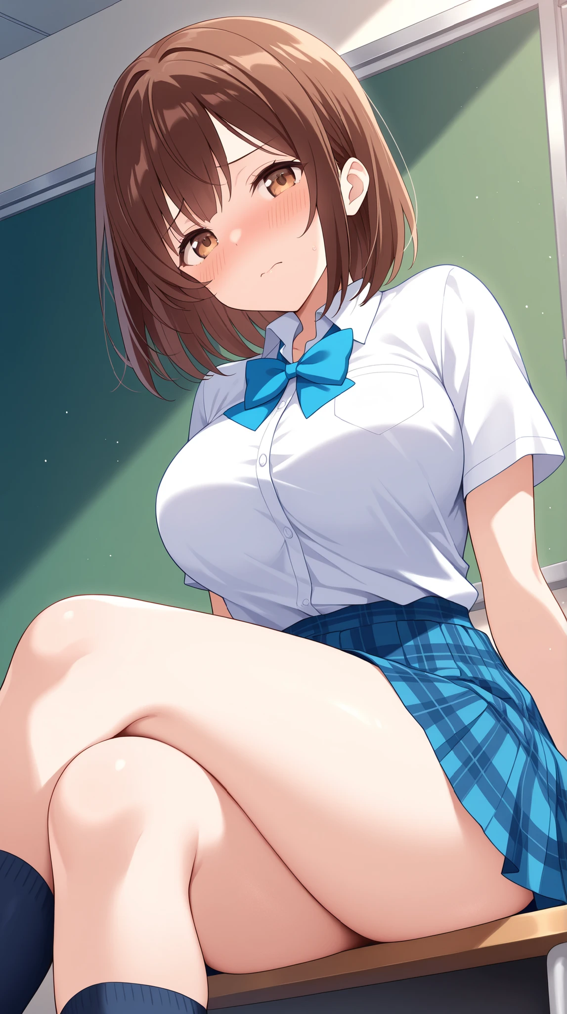 white micro mini skirt white、White pleated skirt、NSFW、独奏、white micro mini skirt white、Crouching、(white micro mini skirt white、White pleated skirt、White tennis wear、White polo shirt、Big Breasts)、Toned body、Bare thighs、Crouching、squat、(Panty shot、White panties、Panties transparent with sweat、Mansuji)、(White tennis wear、White polo shirt、Big Breasts、white micro mini skirt white、White pleated skirt)、白シャツ越しに透けたBig Breasts、(short hair、Brown Hair、Barrette、hair ornaments)、(Brown eyes:1.5)、(yuihirasawa、yui hirasawa、Yui Hirasawa)、Big Breasts、Women's High、Tennis court、独奏
