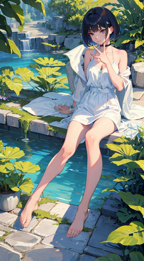 absurd , high resolution, Super detailed, (8 year old girl:1.3), Large Breasts,Happy, rest, Sundress, Ink cap, mary jane shoes, rest, Rich gradients, extreme colors, Extreme details, Clear light perception, rest, (many, Impressionism, ), Anime Characters, rest, The opening of your legs,Fluid between thighs、Flowing liquid,touch、disheveled、Comfortable to wear,Chest contour、(((Wet clothes))),Pipe top,(((Ultra-thin clothing))),(Body model),((Body outline)),Grin, blush,Overactive Expression,