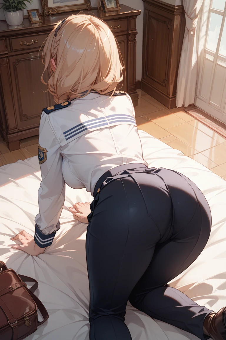 The shy senior was teased because of her big butt