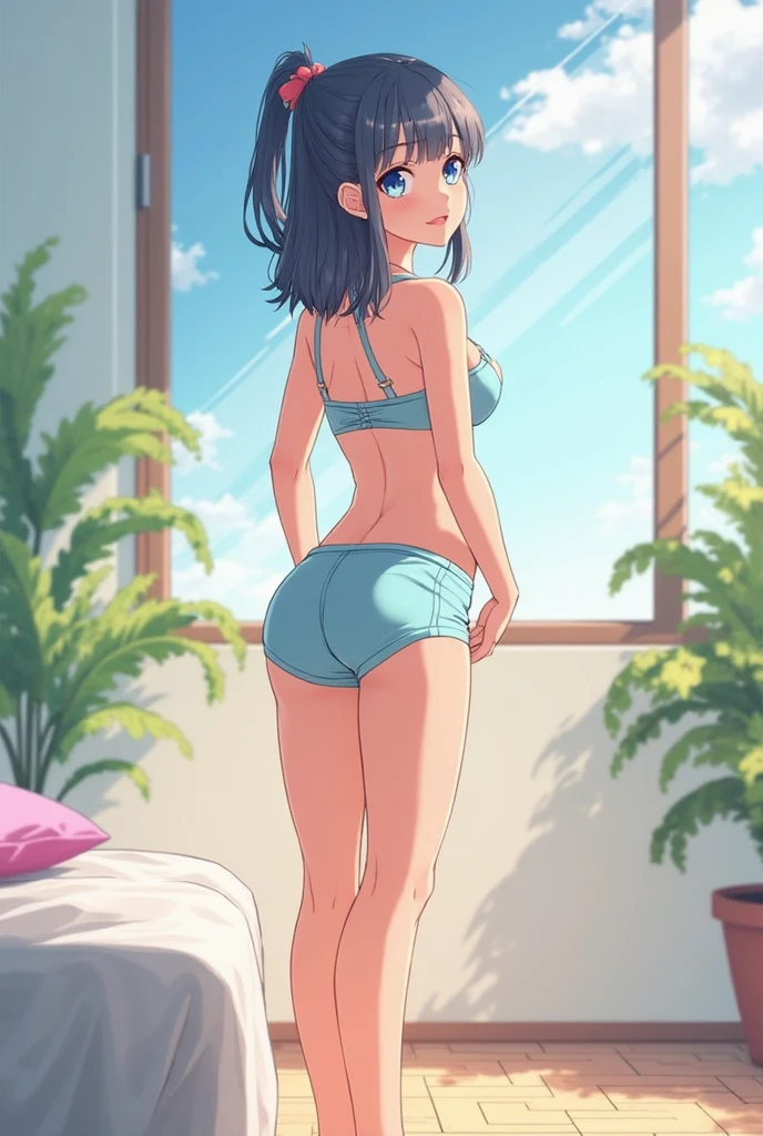 1girl,underwear,bikini,loli,infant,navel