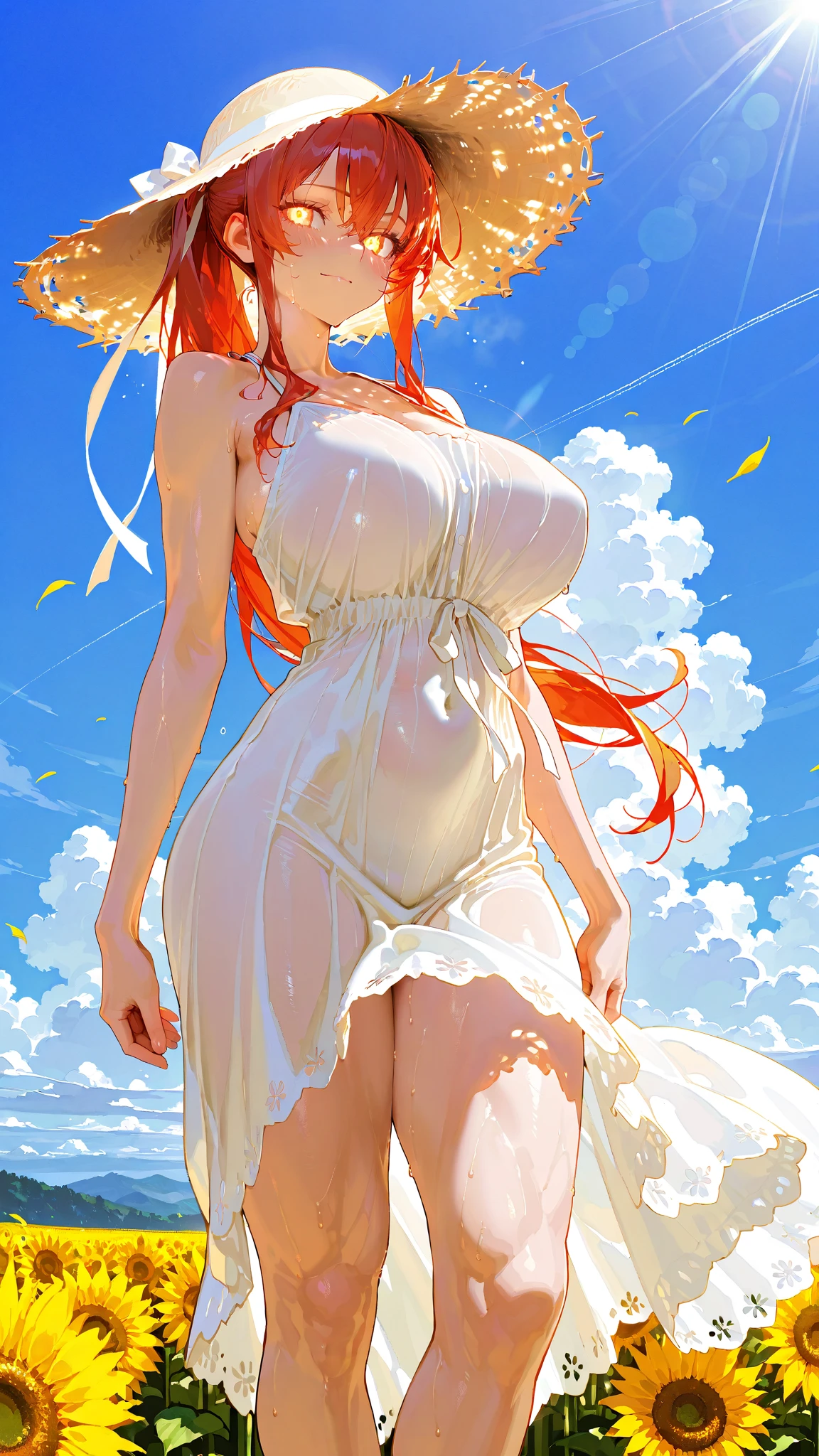 (Highest image quality, realistic depiction),(Body slippery with lotion,sweaty body),artistic nude art,(Beautiful nude woman imitating the birth of Venus.,A woman doing push-ups on all fours,),Colossal tits,((best character depiction,beautiful nude body)),I love perverted acts and am happy.