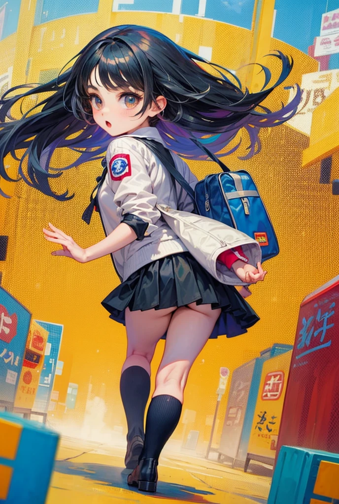 anime girl with a hammer and a star in her hand, promo art, official art, misato katsuragi, city hunter, makoto shinka, yayoi kasuma, official illustration, nishimiya shouko, shinkai makoto, hq artwork, mamimi samejima, production art, official artwork, promotional art, itsuko azuma