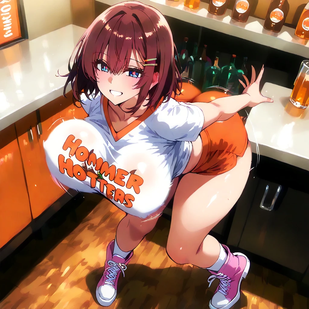 score_9, score_8_up, score_7_up, source_anime, anime screencap, no shirt, full body, smile ,large breasts, ilulu, dragon girl, long hair, pink hair, dragon horns, pointy ears, multicolored hair, red hair, bangs, slit pupils, feets soles, naked, nude, feet sole, 5 toe, peeing on feet, ((drinking pee, penis peeing)),