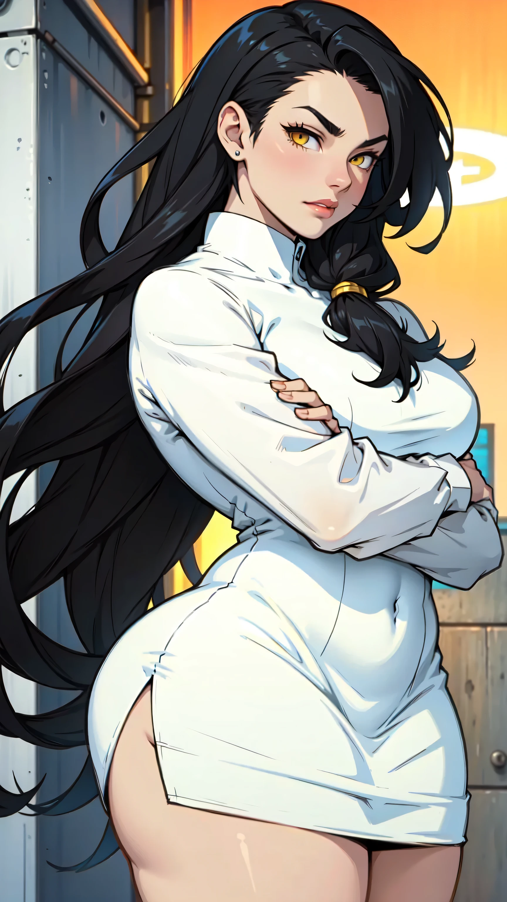(huge muscular) (huge breasts) thick sunny sky clouds black hair yellow eyes sundress black hair yellow eyes pale skin solo joyful long straight hair long straight hair long straight hair long straight hair long straight hair long straight hair long straight hair long straight hair long straight hair