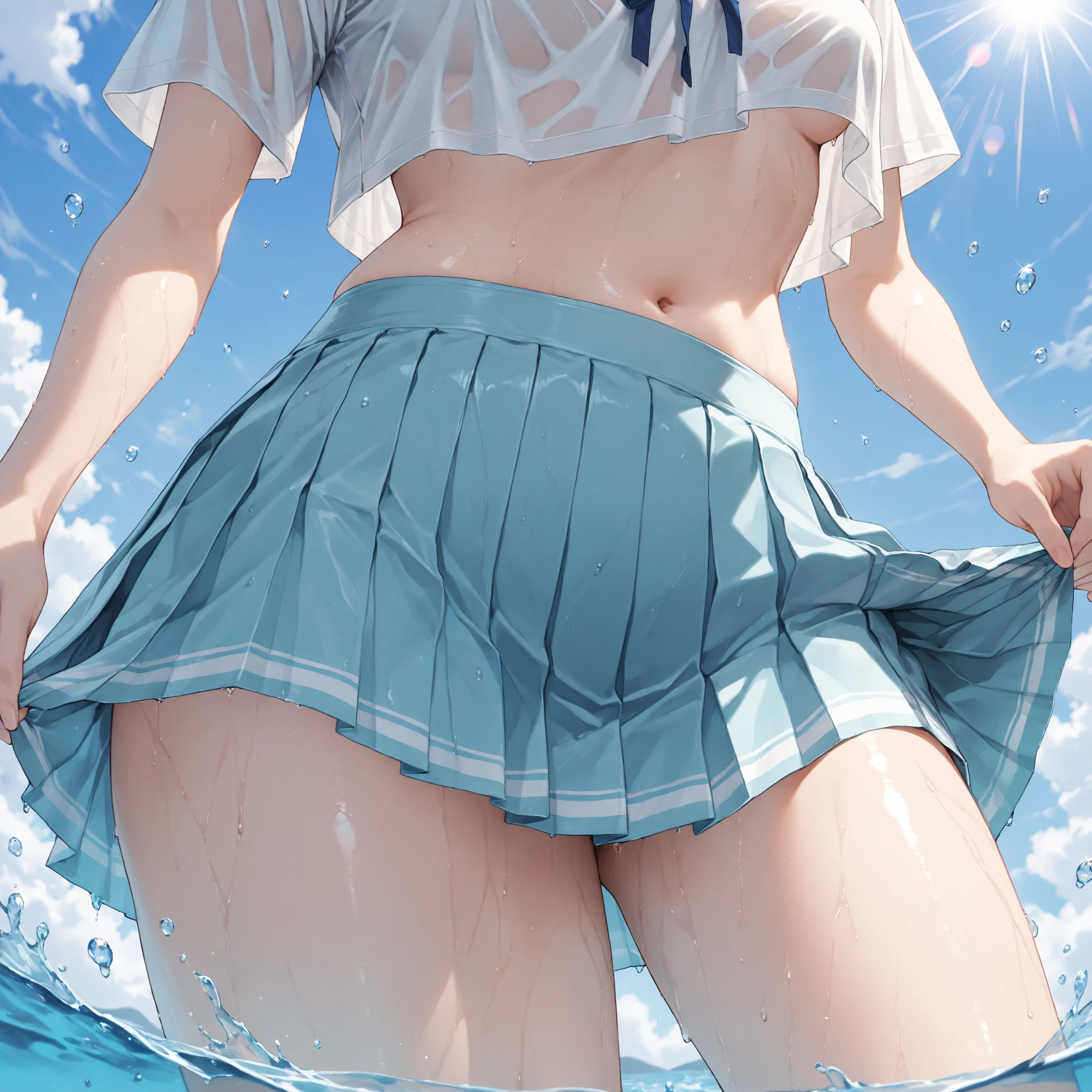 (Best quality, 8k, 32k, Masterpiece, UHD,:1.2),RAW, 1girl,ultra cute , natural lighting,transparent shining eyes, 20yo ,fair complexion, (ecstasy:0.8) ,(slut:0.8), (vulgarity:0.8), (fucked silly:0.8),(steam:0.8),(trembling:1.3)),((volleyball uniform )) ,From Behind and Below, kneeling, body-fitting, White background, sneakers