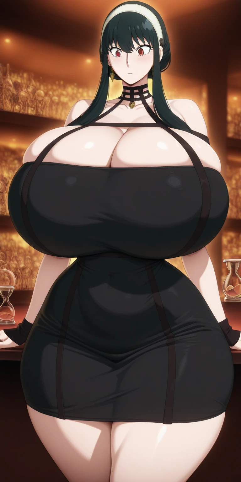 (in 16K、A high resolution、Best Quality、 masuter piece、unreal engine、amine、top-quality、From the thighs up:1.2),(Natural Skin Texture、Detailed skin、Beautiful skin、ultra sharpness),intricate detailes、Extraordinary beauty,(((gigantic breasts,voluptuous body、1 cute woman,20 to 25 years old,adult lady,Wednesday Adams,Black nails,))),(an extremely cute and beautiful face:1.2),(((big eyes,sharp eyes,eye bags,eyelash extension,pale skin,black hair,blunt bangs,bottomless))),(独奏,Braid,empty eyes,Expressionless,Tempting,darkness,Dark atmosphere:1.6),(virgin killer sweater:1.4),(Are standing,Late Night,bustling street,Passersby,dim:1.5),