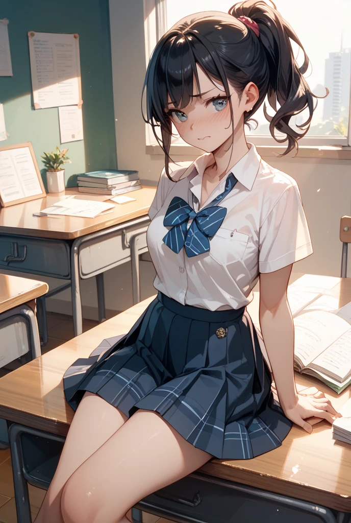 After school classroom, high school girl, Japan, uniform, cute, sexy --auto --s2