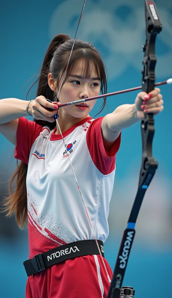 Archery athletes are doing well on the Olympic stage.。