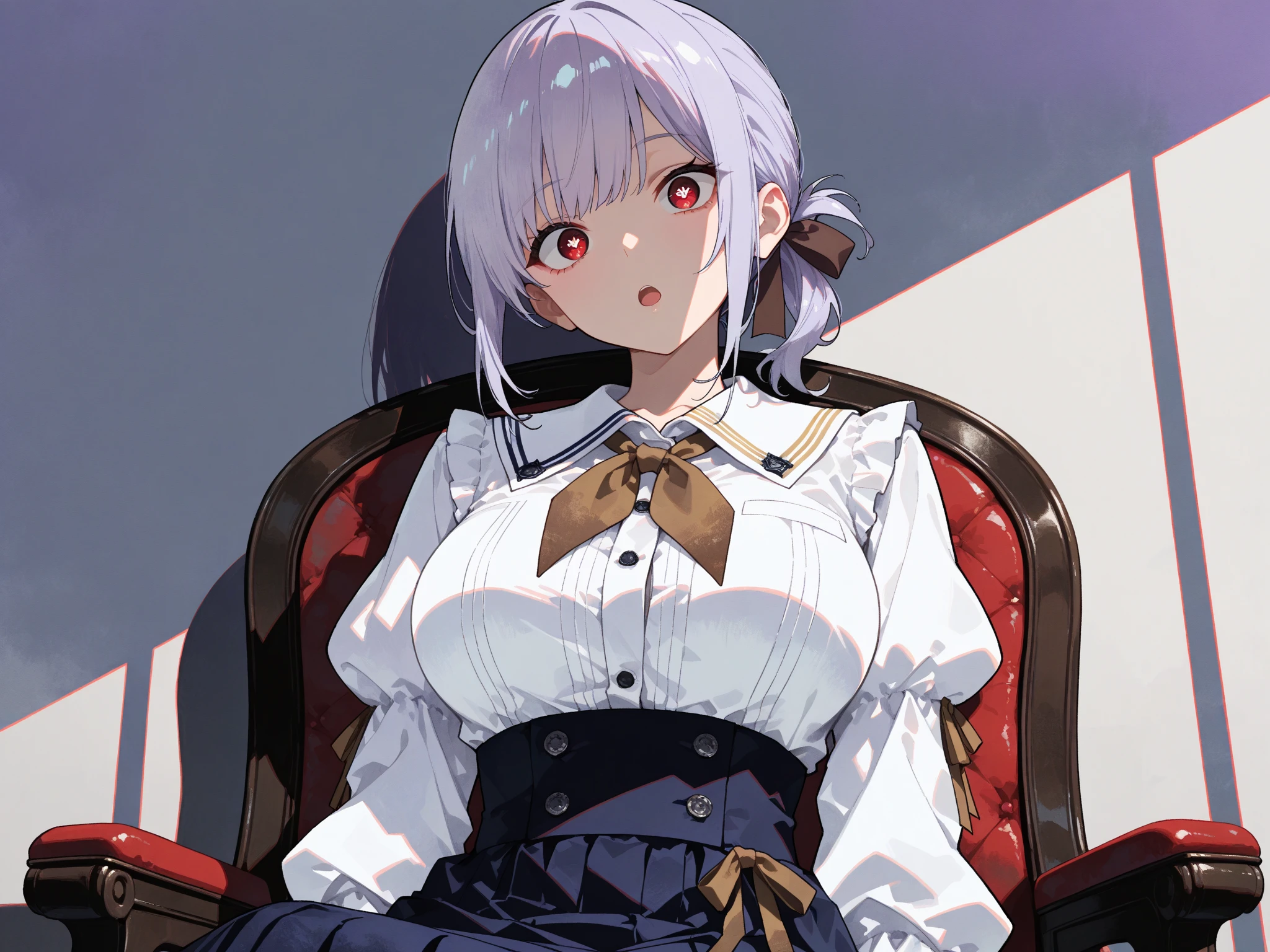 intricate details, cinematic light, 1girl, high resolution illustration, (masterpiece:1.5), (best quality:1.2), (beautiful background:1.2), detailed background, wariza, (white coat:1.6), (black pantyhose:1.3), halo, hat, braid, tomoe_(blue_archive), full body, <lora:tomoe_(blue_archive):0.7>