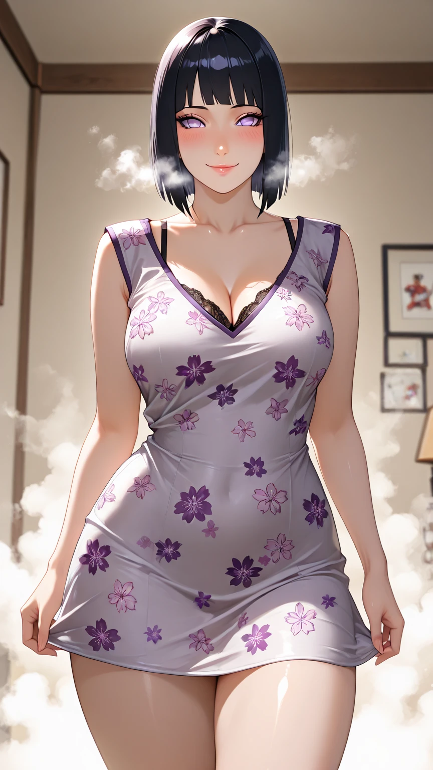 National Science Foundation、(1 girl、（shiny skin：1.2）、solo, long hair pink、ahog、brown eyes、smile slightly、beautiful face, cute trumpet, A slender one, Navy blue one-piece swimsuit、school swimsuit, from below, look at the audience,  sloping shoulders,  thighs thighs thighs thighs, Lively ass、delicate eyes、sharp pupils、realistic student、beach)、dynamic lighting、dramatic lighting、simple background、Dull light blue background