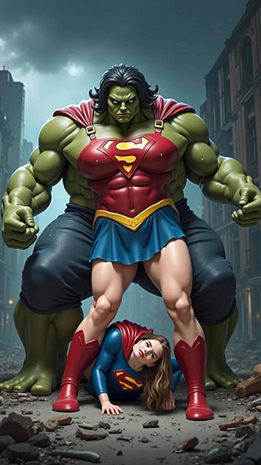 realistic,monster,green skin,fanny_packing, 1girl,1boy,huge penis,suspension,(Bride Costume), bsdm,spread legs,gigantic breasts,thighhighs,(cathedral:1.3),smile,(amputee:1.4),huge testicles,rope,chain,arms up,armpits,(vaginal:1.2),collar,large insertion,muscular male, reverse upright straddle,
