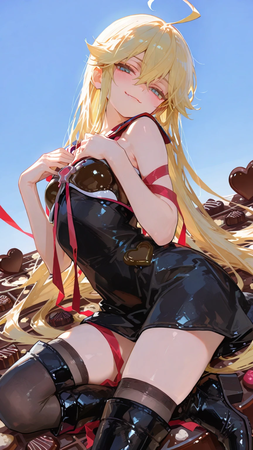 ( A Strawberry), アンドロイド18号:1.5, highest quality, 1girl, uhd, retina, masterpiece, ccurate, anatomically correct, textured skin, super detail, high details, high quality, best quality, highres, 4K