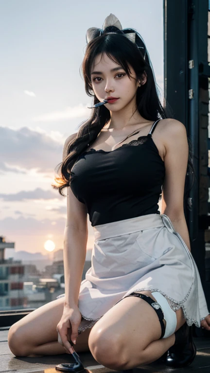 1 persons (rose) (rose) (rose) (rose) (rose), (two male, Male 1.2), kawaii girl, famous Japan idol, Charming, NSFW,, 、、、、、、、、 A sexy, hetero、、、、、、、、、、、,,,,,,,,,,,,, top ress,,,,,,,,,,,,,,,,,,,, ,,, highly details, (larger: 1.4), cleavage breasts, , Realistic body, Short, bright skin, shinny skin, slender figure, good physical shape, black haired, (twintails: 1.2), (hair wavy: 1.2), (bangs bangs: 1.2), smile on face、、、、、、、、、、、, nuda, a Pretty, jung、、、、、、、、、、、,cuteface, Clean face、simple face、Makeup,,,,,,,,,,,,powder blusher、beautifully detailed eyes、Droopy Eyes、roundly eyes、(beautiful huge eyes:1.2)、large dark eyes、Beautiful clear eyes、eye make up、eyeshadows、Double eyelidd、tear bags、(White twine:1.2)、chokers、ear ring、jewlery、(Hair ribbon:1.2)、looking the viewer、cow-boy shot、orientation、dinamic pose、standing a、front-view、cafes、coffee shop、 Bar, protruding areola, Turning backwards, The buttocks, a Pretty、Face like a doll、Lady、ｔback、Sexual attraction