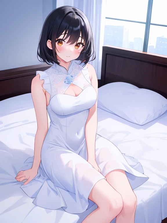 (masterpiece), (best quality), (ultra-detailed), (best illustration), (best shadow),
BREAK
girl, detailed eyes, sweat, steam, medium breast, nsfw, looking at viewer, light smile,