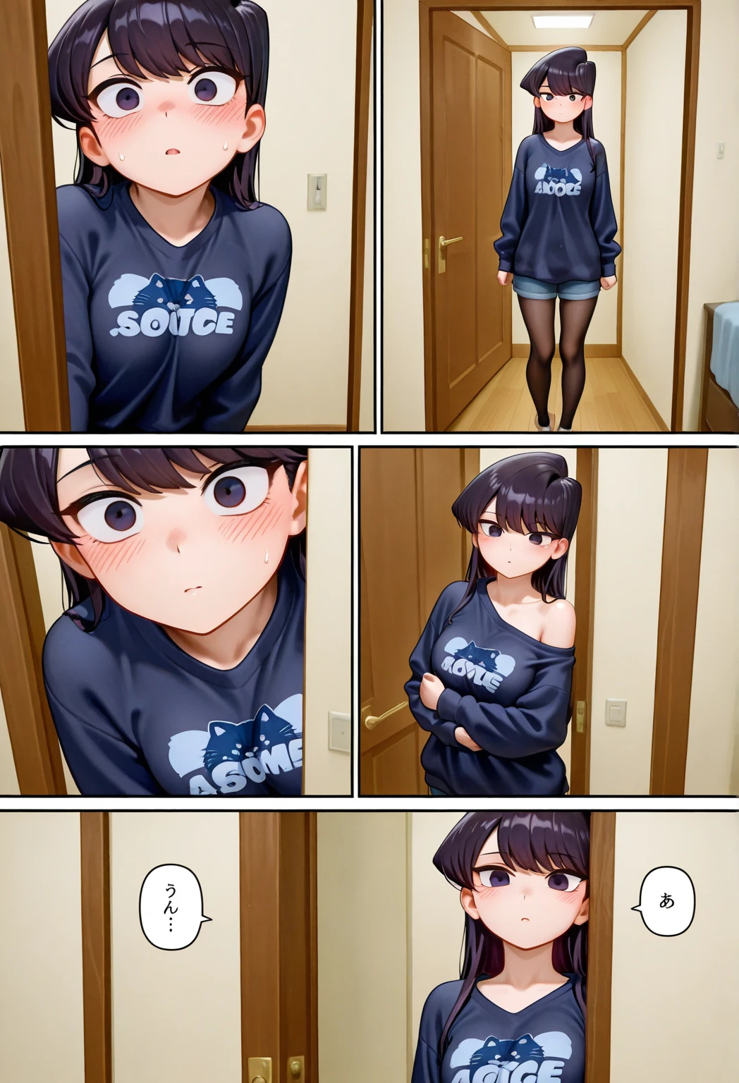 score_9, score_8, score_7, BREAK source_anime, absurdres, masterpiece, high quality, extremely detailed, CG unity, 8k wallpaper, highly detailed, 1girl, solo, heterochromia, multicolored hair, jacket, sweater, collarbone, bottomless, pantyhose, wraparound tape gag, improvised gag, hair pulled by tape, hair wrapped by tape, grey tape gag, large breast, reaching towards viewer, bedroom, window,<lora:WrapGagXLv3Prodigy:1>