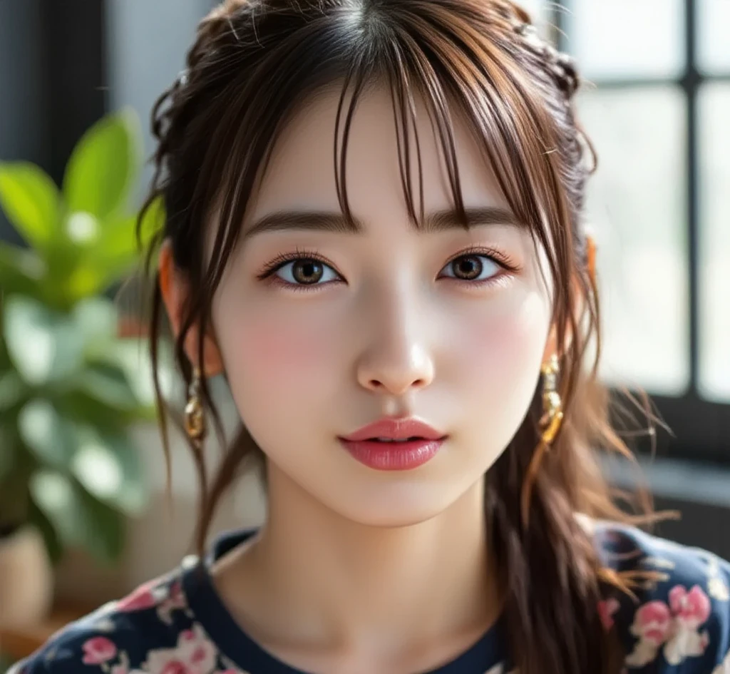 (( very accurate :1.0)), (photo realistic :1.4), (hyper realistic :1.4), (最高品質の realistic な肌の質感:1.4), (Improved quality:1.4), ( enhances the beauty of the skin's texture :1.1), clean, glowing skin that will turn your eyes off, mesh, thin:1.2, ( realistic :1.3), realistic なライティング, ( smoother lighting :1.05), ( The quality of the movie's lighting has improved :0.9), Backlight, Gentle light for the face , ray tracing , ( bright light:1.2), 32K, 1 Japanese woman , fine grain, detailed face , ( film particles :1.1),( Highlight Your Body Line :1.1), high definition , natural look, Kind eyes, Improves hair quality, Delicate Shading , muscles, Graceful Posture, beautiful eyes , The details are clear , Soft light reflection, beautiful outline, Delicate skin tones, thin髪 , pictures of cute Japanese women , little woman , 20 years old, beautiful perfect face, brown, beautiful face, (Highest quality realistic textured skin:1.4), fine grain, detailed face ,(tired, Sleepy and happy), (smile:1.0), ( Highlight Your Body Line :1.1), ( enhances the beauty of the skin's texture :1.1)