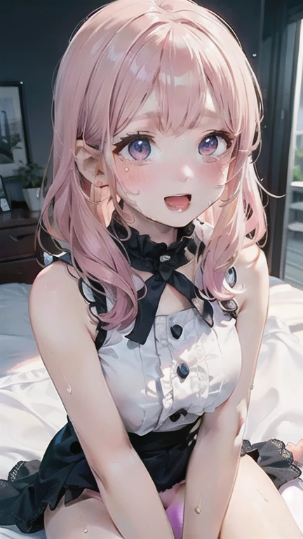(Highest quality)、(Highest quality)、cute、(choker).eyes are emerald、cute服、Everyone turn around、Loved by everyone、