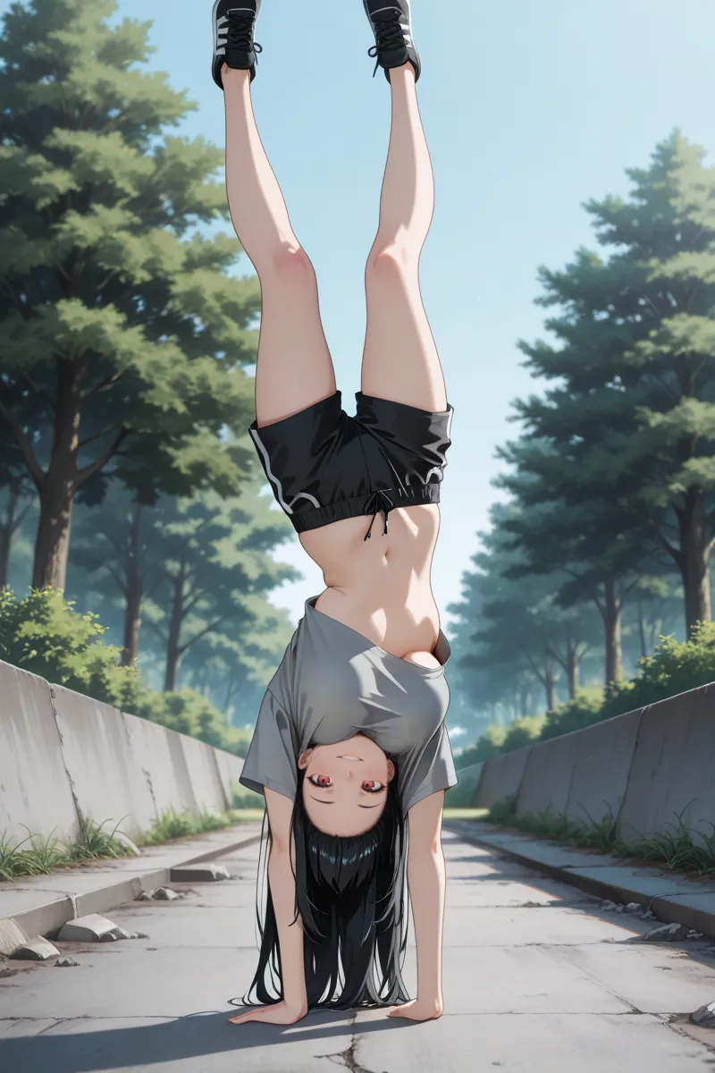 Top image quality、top-quality、masterpiece、To NS Firmware、1a person、独奏、full body Esbian、 Top、drooing eyes、Blue eyes、(steams)、A smile、embarrassed from、red blush、Black hair、small tit、((nakeed))、((barechested))、Slightly lean standing position、(((raise one leg high)))、(((straighten the raised leg)))、(((standing split:1.5)))、(((Straighten the shaft legs)))、(((Black High Socks)))、(((Brown loafers)))、stares at the camera、(((urethra)))、((uterus))、(((Love Juice)))、(((Dripping love juice)))、((Sweat))、((a park))、((Benches))、(((perfect hand)))、(((Perfect fingers)))、(((perfect foot)))、