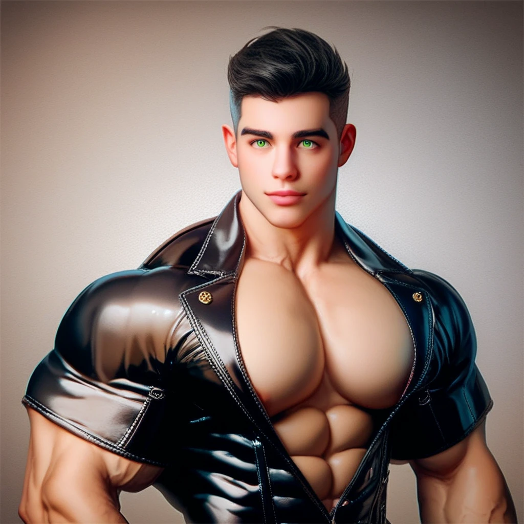 Man with sculptured addominal