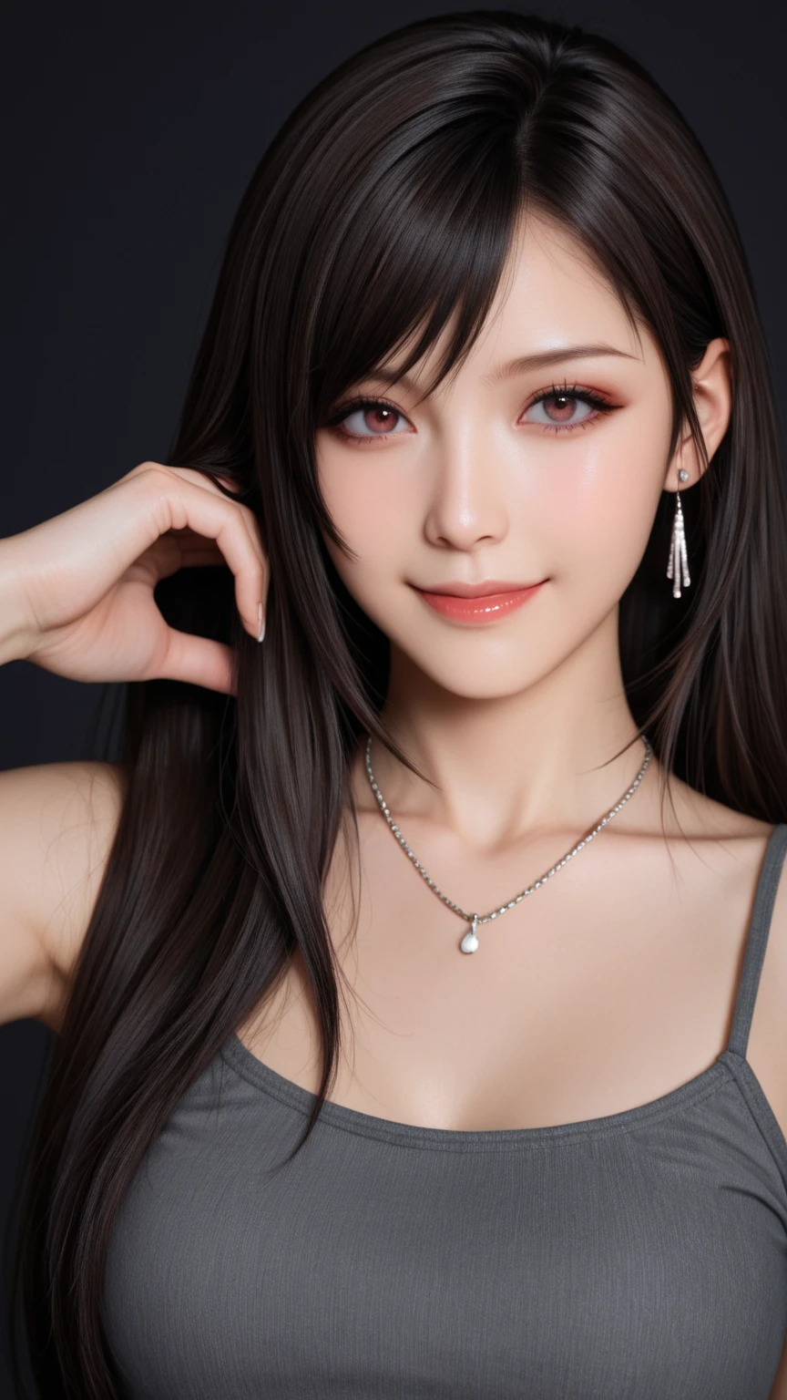 masterpiece, 1 mature woman per photo, Cute Japanese Secretary, Very cute face, Glossy Lips, Double eyelids on both eyes, Natural Makeup, (Brown Hair , Long Bob Hair), Asymmetrical bangs, High resolution, Attention to detail, Detailed hairstyle, Detailed face, Cinema Lighting, Octane Rendering, Ultra-realistic, Perfect limbs, Perfect ???????, ((Black choker:1.2)), Red eyes, Big Breasts, ((The body is slim:1.5)), Cool Beauty, Slim face, smile, Fantasy World, ((Straight Long Hair)), Wooden wall, Wooden desk, Wooden chair, Big Breasts, (Lavender colored Chinese dress、Floral), document, coin, book, pen, sitting at a desk, I am writing a diary., High nose, Guess face, A sadistic smile, Grin, Wicked Smile, ((Red glowing eyes, Spooky Woman)), gesugao, (Cleavage, Big Breasts)，Cowboy Shot