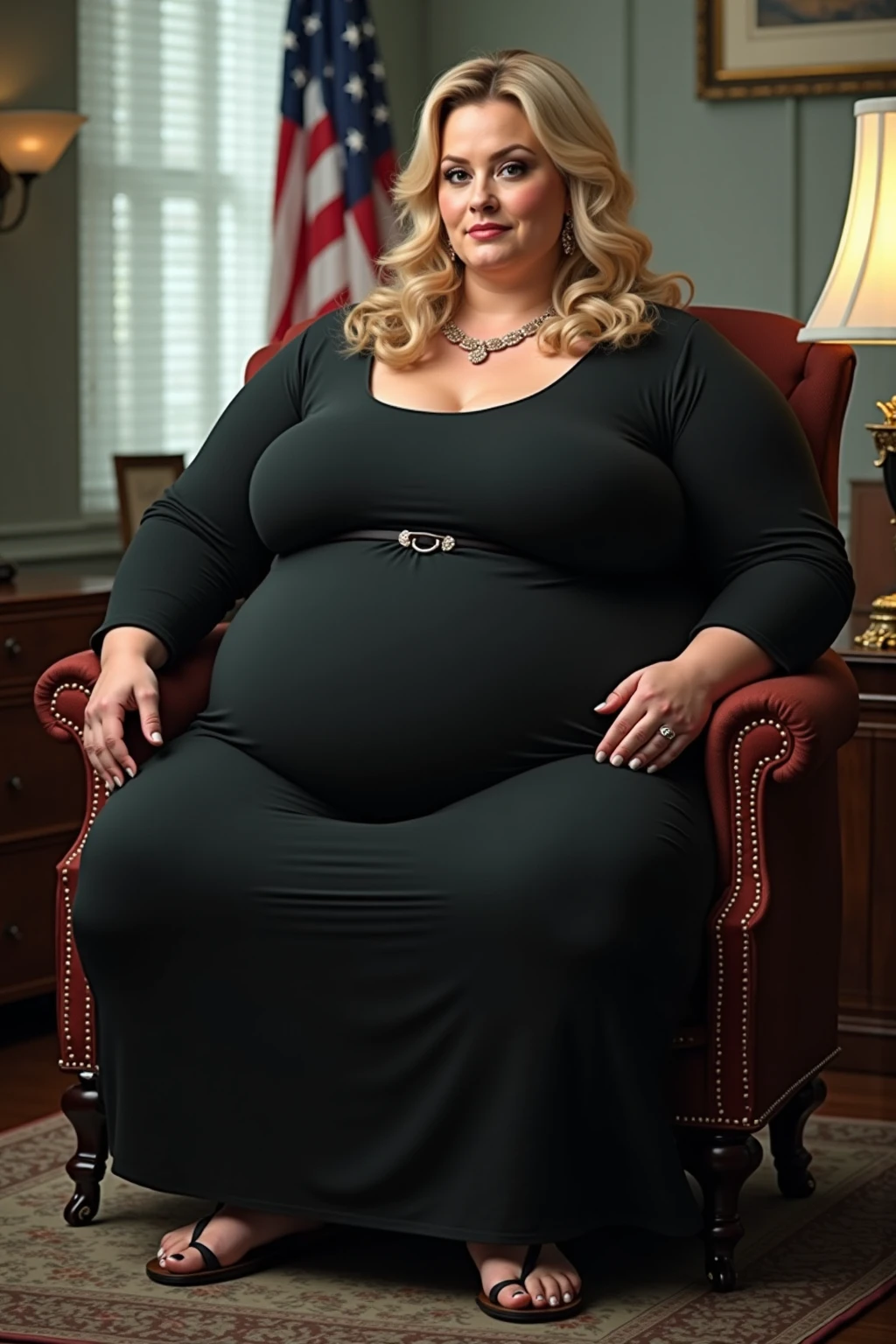 Jennifer Coolidge massive morbidly obese immobile ssbbw too fat to walk