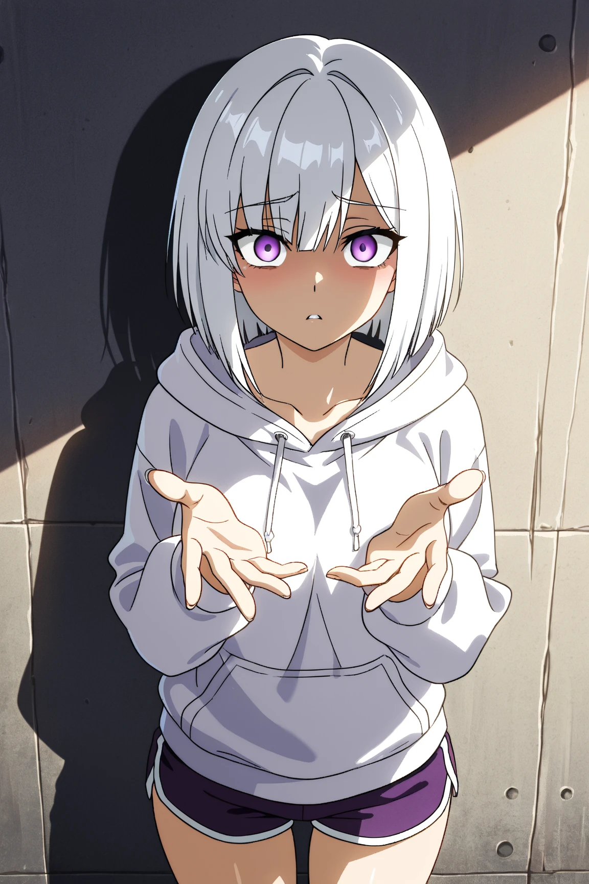 (view of 1girl upper body of kumoi ichirin komugiko at general store:1.2)
(matte long hair ),
(perfect komugiko face with black eyes ),
(detailed komugiko blue long outfits with whole hooded short capelet :1.3)
(completely covered medium breasts  :1.2)
(best lighting ),
(color shift sharp shading)
(8k),(highres),(ray tracing),(decensored),(dutch angle:0.6)
(masterpiece:1.2)(best quality:1.3)(SFW:1)
(perfect anatomy:1)
(detailed background)
<lyco:kusso_+++_v1:1>