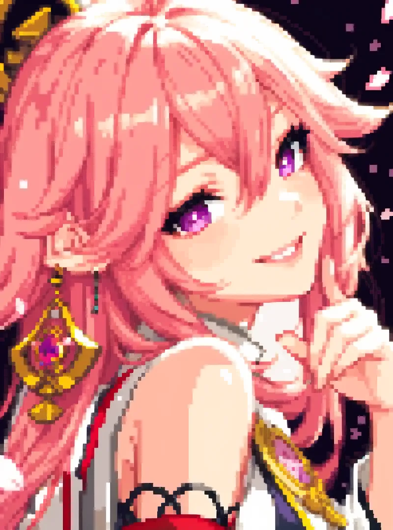 ((spiked hair)), ((long hair)), ((curvy body)), ((light pink hair)), ((pink eyes)), ((cheerful expression)), (shinobi clothing)), ((dark skin)), ((flowers)), ((complementary colors)), ((mature female)), 1girl, beautifully drawn, high resolution illustration, best quality, High definition, ((detailed anime sketch)), Masterpiece, (solo), absurdres, portrait, ((upper body)), detailed background, fine detail, female focus, HDR,