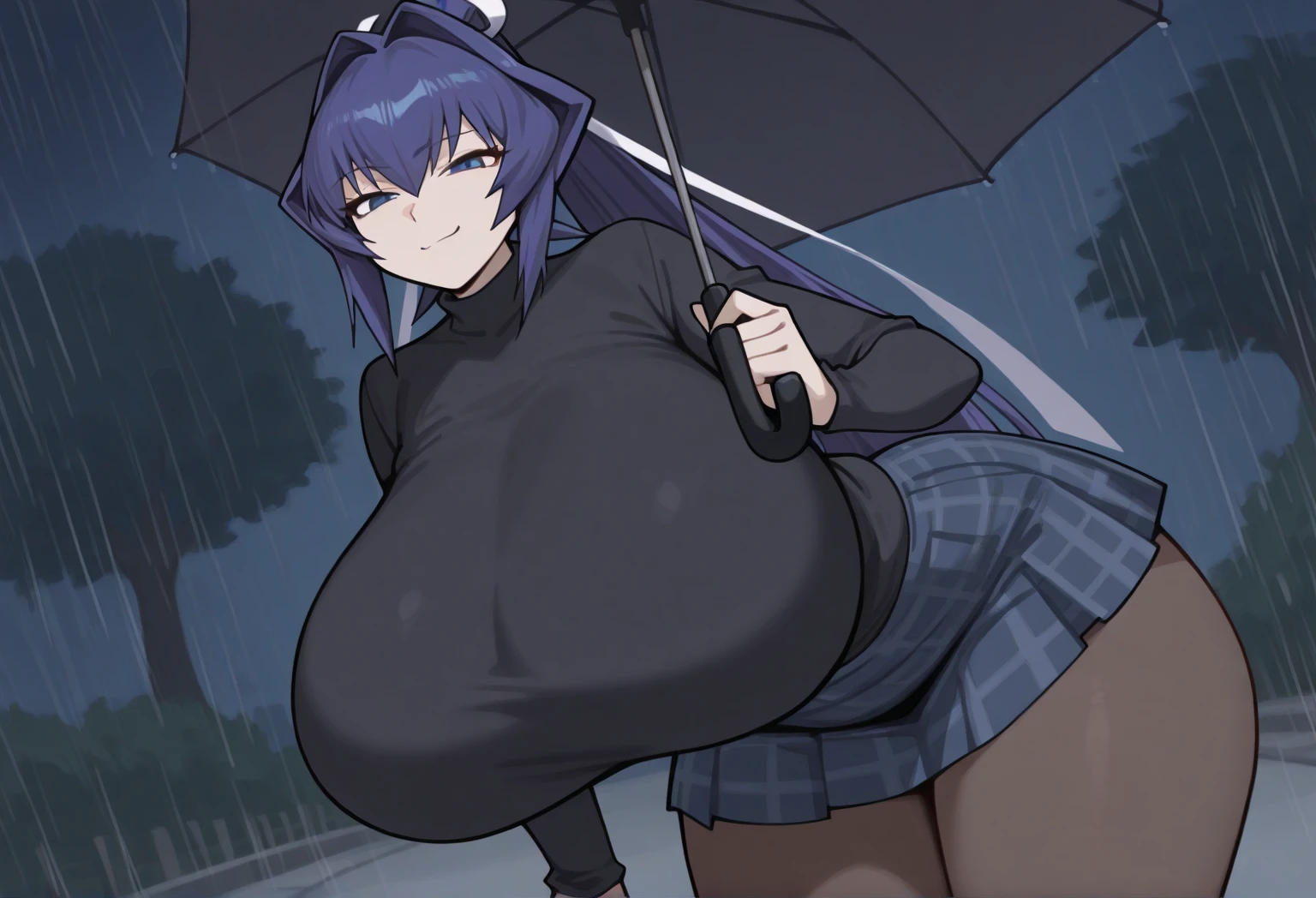 Kyoka Jiro from my Hero academia sucking a black cock in an alley on the verge of passing out as cum drips from her huge ass and massive breasts
