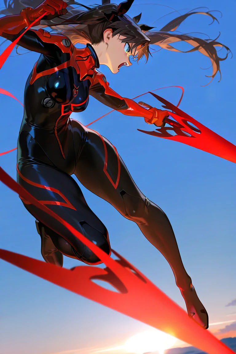 13-year-old girl, 独奏, Smiling face in transparent tights that fit snugly in red bodysuit、With a thin fabric that emphasizes smiling buttocks、Super close-up looking up from below、gymnast、masterpiece, top-quality, realisitic, ultra-detailliert, (shinny skin, Sweating: 1.4), Versatile sexy poses、Long braided black hair, Brown-eyed, slender, dynamic light and shadow, hight resolution, foco nítido, depth of fields, Narrow-eyed, Sharp pupils, Realistic pupils, (breasts are small: 1.6), (Thigh thickness: 1.0),Gymnastics Stadium
