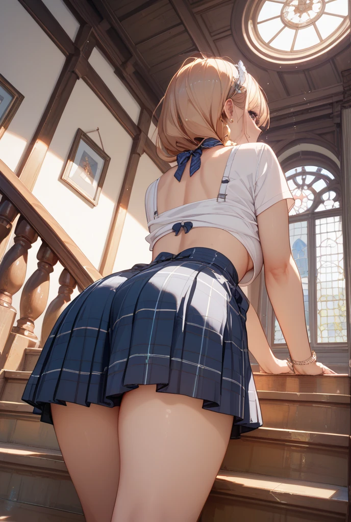 (Assfocus, Through wall, Glory wall pose:1.2), SchoolGirls wearing uniforms with white Thongs, Red ribbon, Glistening ivory skin, name plate, no legwear . Different types of hair colors, (((NOGIZAKA face variations))) Extremely Detailed very KAWAII face variations, perfect anatomy, Childish, captivating gaze, elaborate detailed Eyes with (sparkling highlights:1.2), long eyelashes、Glossy RED Lips with beautiful details, Coquettish tongue, Rosy cheeks . { (Dynamic joyful expressions) | :d) }, Random eye color, (large eyes:-1), (Acutance:0.85) . Assfocus
