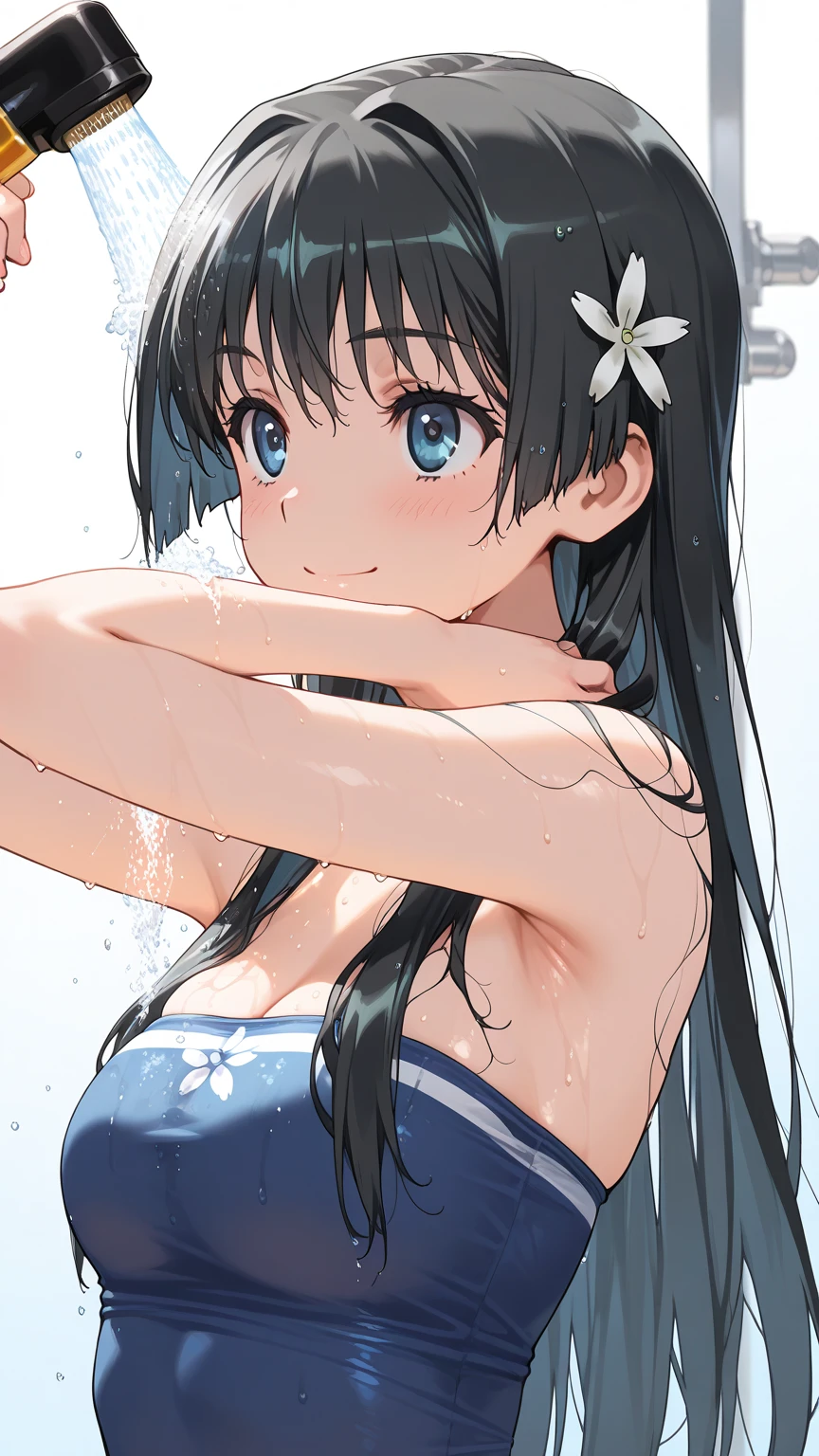 best quality, amazing quality, very aesthetic, absurdres, (1girl, aris, blue archive, solo, blue eyes), (realistic face:0.9),(string bikini:1.8), (grin, blush, thigh:1.3), (cowboy shot), (glowing eyes), (half closed eyes:0.9), (ass), (official art:1.3), (pool), expressive eyes, perfect face, extremely detailed eyes, perfect anatomy, smooth skin, (black background:1.5), clear eyes, beautiful face, small breasts, (anime style:1.7), (Warm Light:1.5), (highres:2), (Chiaroscuro),
