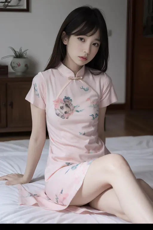 (Highest quality, masterpiece, Ultra-high resolution, 8K, RAW Photos, Realistic, Anatomically correct:1.5), 20-year-old girl:1.2, Embarrassing, avert your eyes, blush:1.0, View Viewer, ((bar)) 、Large windows、Night view、 Light:1.2, Bokeh, Cinema Lighting:1.0, Depth of written boundary, sharp、 Cute face、Idol、Wine colored short sleeve lace top、Black pleated skirt、Shiny wine-colored clothing、”dwarf”、(Floral clothes)、(Full Body Shot)、Side angle、Cowboy Shot、 smile、((Ultra short hair、Berry Short))、(Straight bangs)、((See-through))、(( One Girl))、Waist、I can see your thighs、