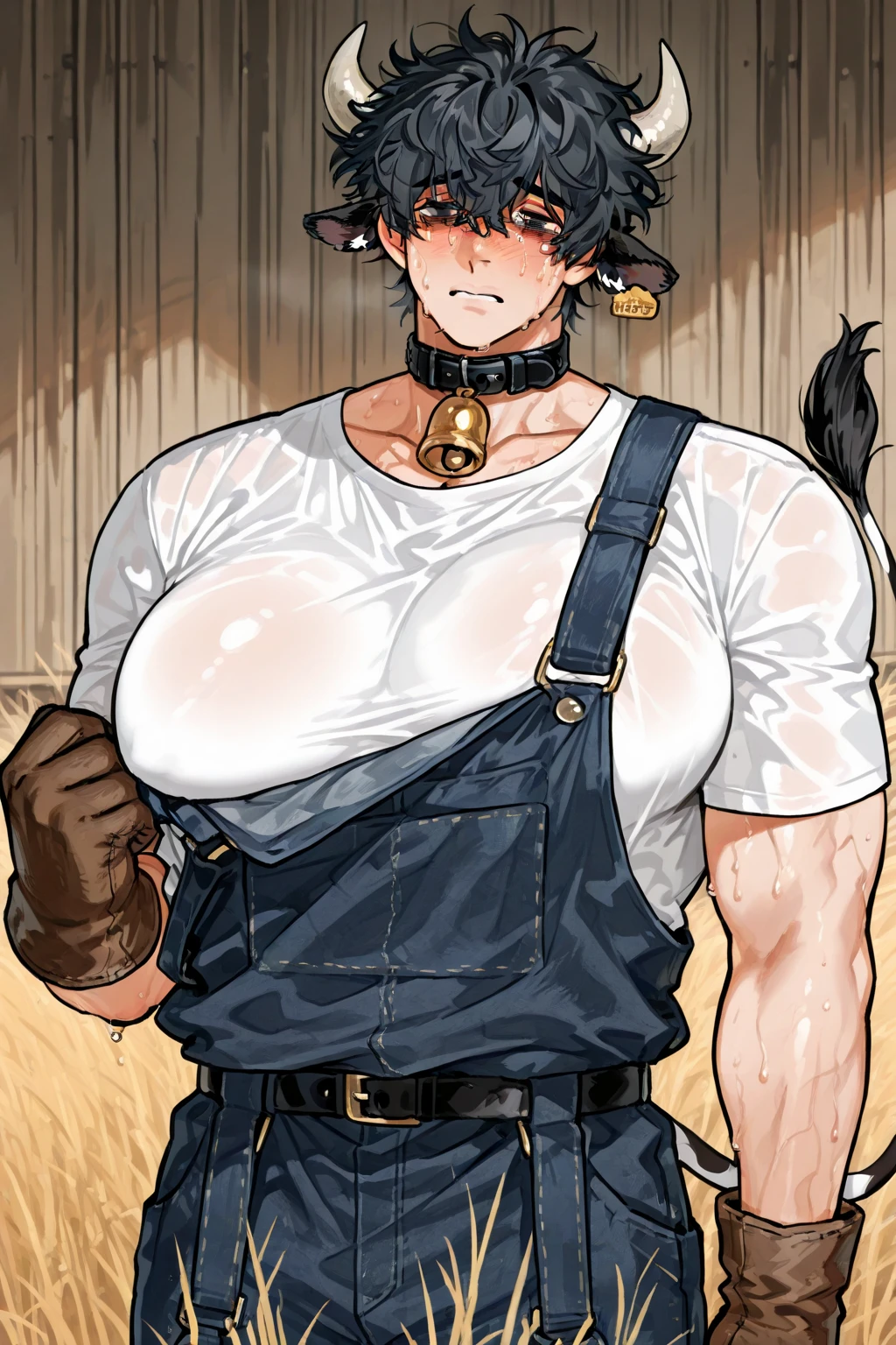 Highest quality、Sexy Baby Lizardman, Skimpy micro underwear、Lizard head、Sweat、Embarrassing、Gay、Western background、?????? close-up、cute、Leather Handbags、Knee-high socks、Choker of Hearts、White Breath、Licking lips、Drooling、Obscene language、Obscene pose、Sexy Dance、Pink steam、、?????、Sheriff Vest、Angle looking up from below、Man wearing panties、Magazine cover style illustration、Cowboy hat、Gunman、bed