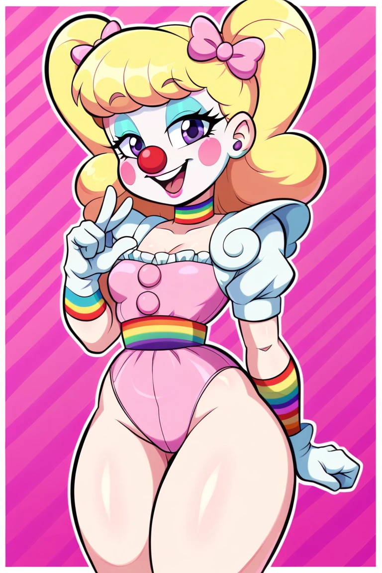 NSFW,(Highest quality:1.3), (Top performance:1.2), (Best illustrations:1.2),whole body,Full Art,Half Ring,One ,Orange Hair,Orange Eyes,Small breasts,Flat Chest,Long twin tails,acrobat,Orange and white striped clown suit,Clown Shoes,Black Masquerade,Orange clown hair ornament,Brick-style city area,pussy juice,Open pussy,Clothes for the slacks,smile,masturbation,Put your hands on your crotch,Children's pants half-removed