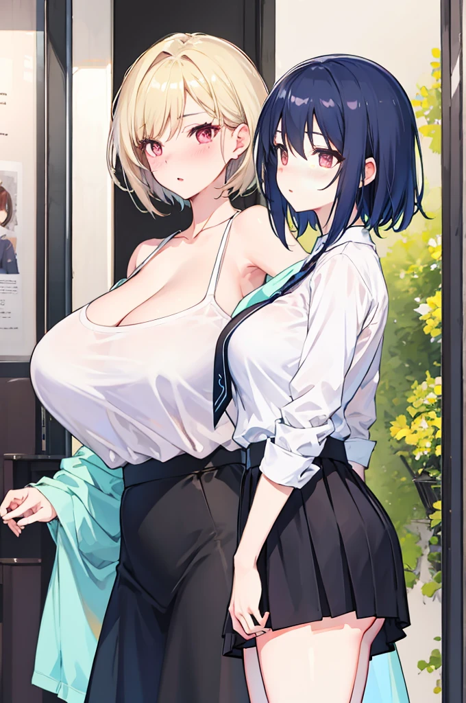((Best quality, 8k, Masterpiece: 1.3)), Sharp focus: 1.2, A beautiful woman with perfect body: 1.4, Slim abdomen: 1.2, ((Layered haircut, Large breasts: 1.2)), (no bra), (beautiful hard nipples) (Thin and damp button up to shirt length: 1.1), (White shirt wet by rain with wide open chest), (Rain, Street: 1.2), Wet body: 1.1, Highly detailed face and skin texture, ((ultra-quality)), (After rape:1.3), (Bukkake:1.3), (in 8K), ultla highres, Hyper Detailed, High contrast, Ultrafine Strike, creative refinement, absurdres, Realistic, extremely detailed CG unified 8k wallpaper, Highly detailed, High-definition raw color photos, professional photograpy, Realistic portrait, Cinematic Light, Beautiful detailed, 20 years old woman, (realistic skin:1.5), (shiny skin), (oily skin), (Best Quality:1.4), Super Detail, High quality, master piece, lifelike, (After SEX), Bukkake, Perfect face, Silly, (arms behind back:1.5), (cum on chest:1.3), (Bukkake:1.3), (cum on body:1.3), (Sharp Focus), (upper body), (close up), Delicate Beautiful Hair and Eyes and Face, Delicate eyes, radiant eyes, Lifelike, Hyper-detailing, (colossal tits:1.8), (Big breasts:1.8), (Beautiful breasts:1.5), (nude upper body:1.3), (arms behind back), (arms are down), Beautiful cute woman, camel-toe details, NSFW, slim body, wet clothes, wet body,, (Silver dress, Red dress, Blue dress), Short hair, Hair ribbon, Bob cut, Red hair ribbon,)