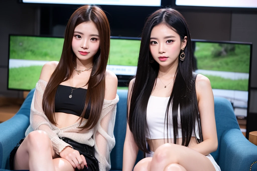Three girls at the concert