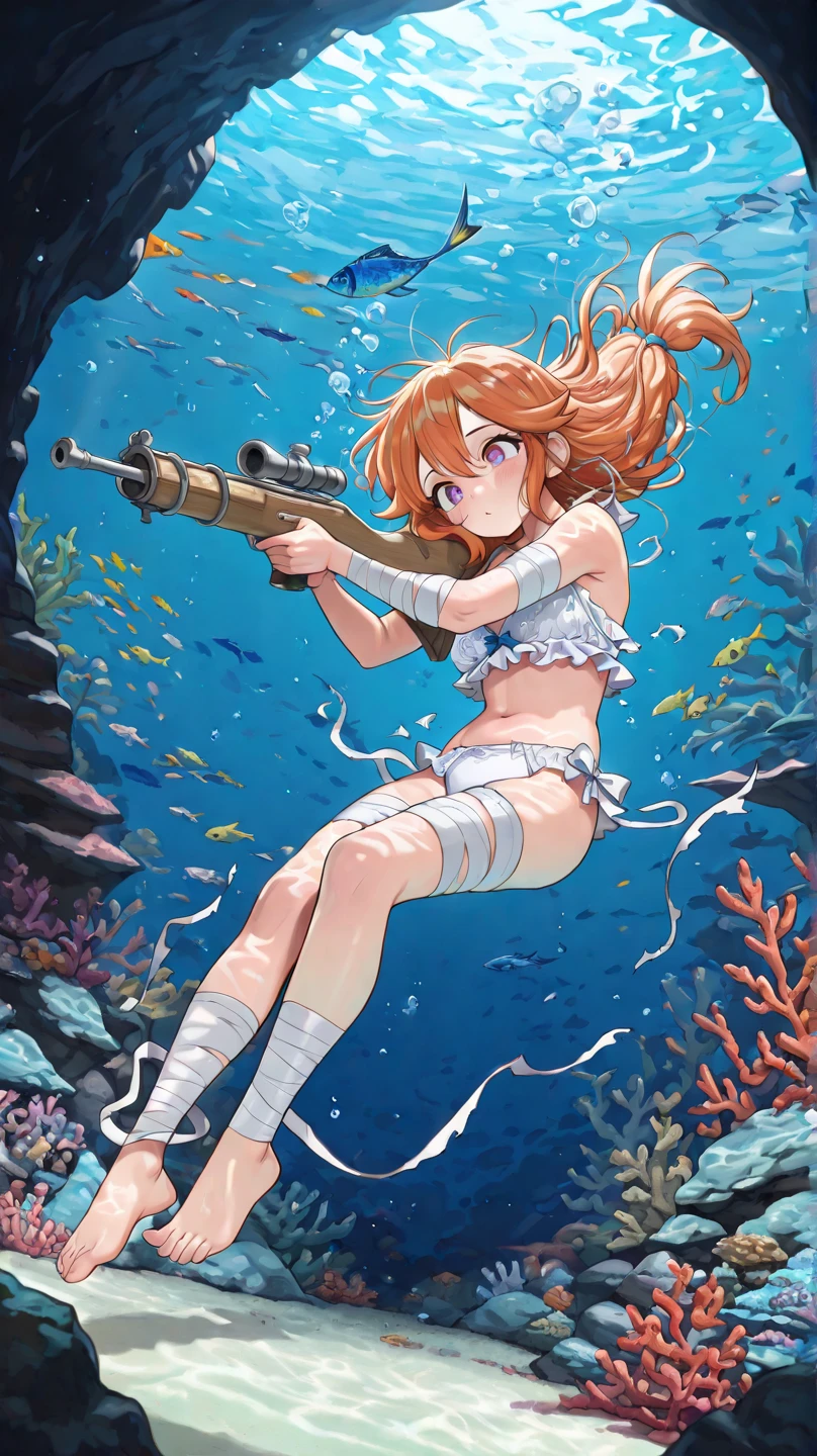 anime girl in a bikini, anime style 4 k, (anime girl), badass anime 8 k, best anime 4k konachan wallpaper, anime style character, top rated on pixiv, seductive anime girl, anime style. 8k, anime girl, an anime girl, anime artstyle, red hair, visible red hair (Best quality, 4k, Masterpiece :1.3), beautiful woman, hyper realistic, 1girl, (droopy breasts, attractive body :1.2), sit-ups :1.1, short red hair: 1.1, (wet rainy, wet by rain, wet body :1.2), ultra-detailed face, detailed lips, detailed eyes, double eyelid, naked, nipple_outline, sensual low-necked dress, open neckline, hanging breasts, side pose, visible curves, pool party, poolside, silver transparent mantle,sunglasses, muscular turned leg, nipple visible, revealing clothing [ 4 k digital art ]!!