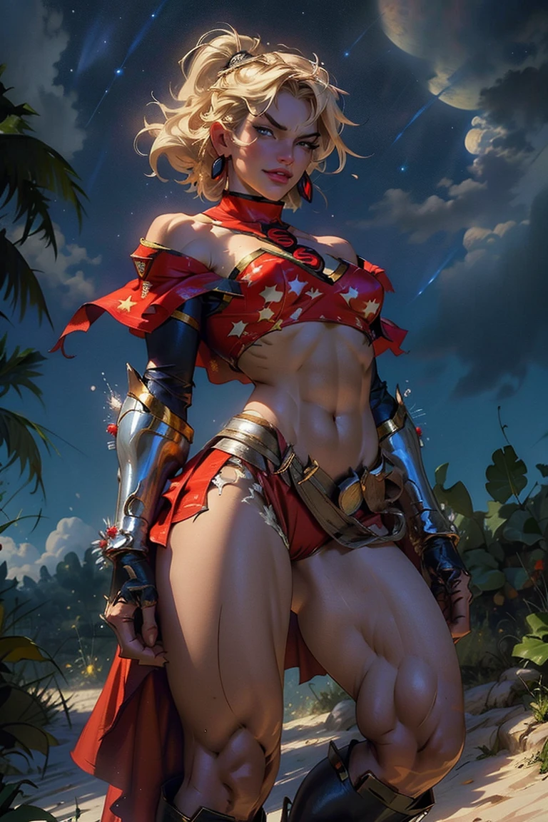 Super detail, illustration,cute face, 1 girl sexy, gold necklace,(( blue realistic eyes:1.4)), ultra hyper resolution, tiger outfit suit, without clothes:1.5, (( remove clothes on body:1.3)),gold on body ,super beautiful details face:1.3, white body color, slim body sexy, in the sky , beautiful sunset , 4k resolution, sexy cute face, sexy body, surrounded 7 pastel light, ultra realistic, hair poni, masterpiece, 8k, (red white huge long hair:1.8), floating hair, poni, ((small breast:1.4)), detail breast, (detail realistic breast:1.3), (open legs:1.3), long legs, girl pussy details:1.3, show girl pussy , show her genital:1.3), tatoo gold upper of genital, Ass, show back body, down and show , crotch